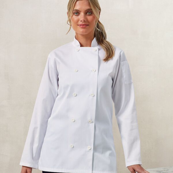Premier Women's Long Sleeve Chef's Jacket Thumbnail