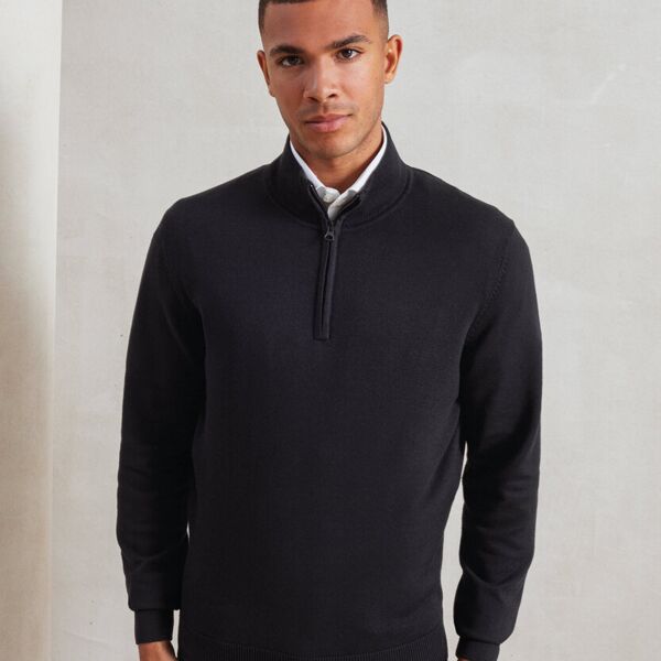 Premier ¼ zip knitted sweater Thumbnail