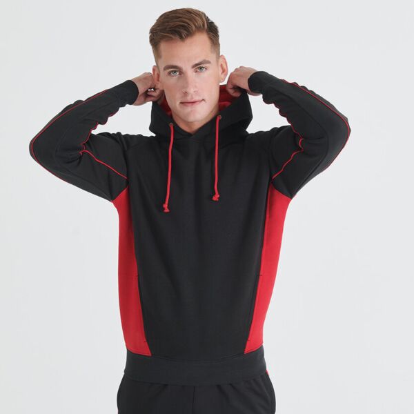 Finden + Hales Contrast Hooded Sweatshirt (LV335) Thumbnail