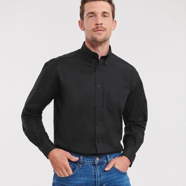 Russell Long sleeve easycare Oxford shirt (932M) Thumbnail