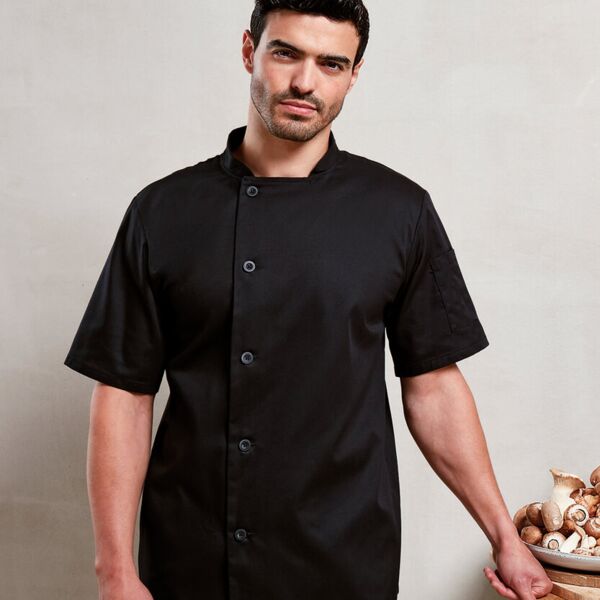 Premier Chef's essential short sleeve jacket (PR900) Thumbnail